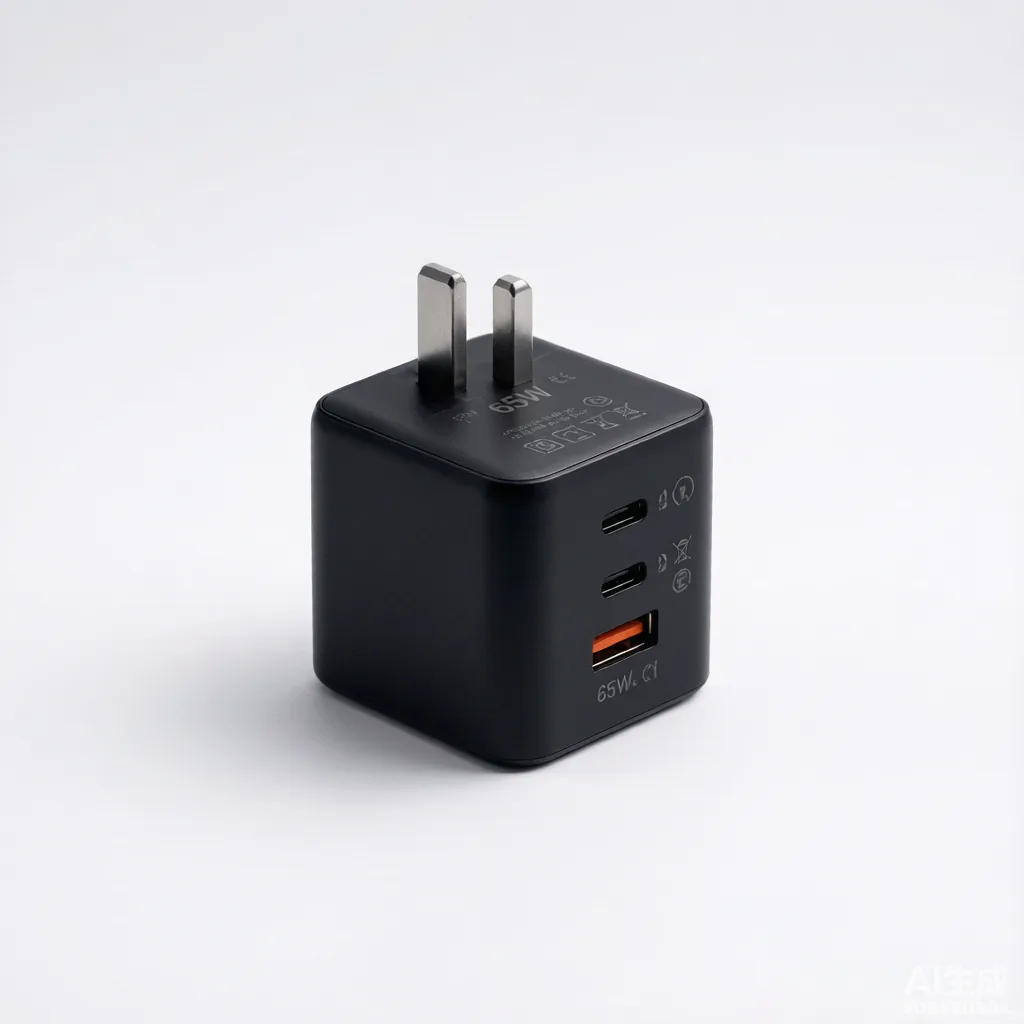 AmpCharge Ga65 UK — 65W GaN Charger